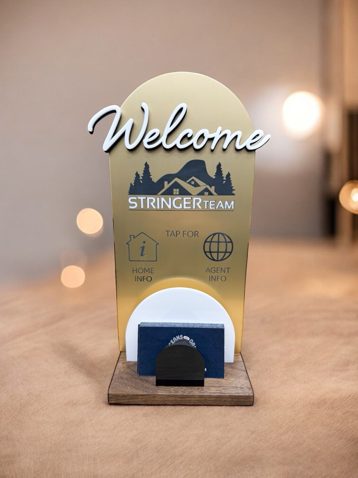 Smart NFC Business Card Holder