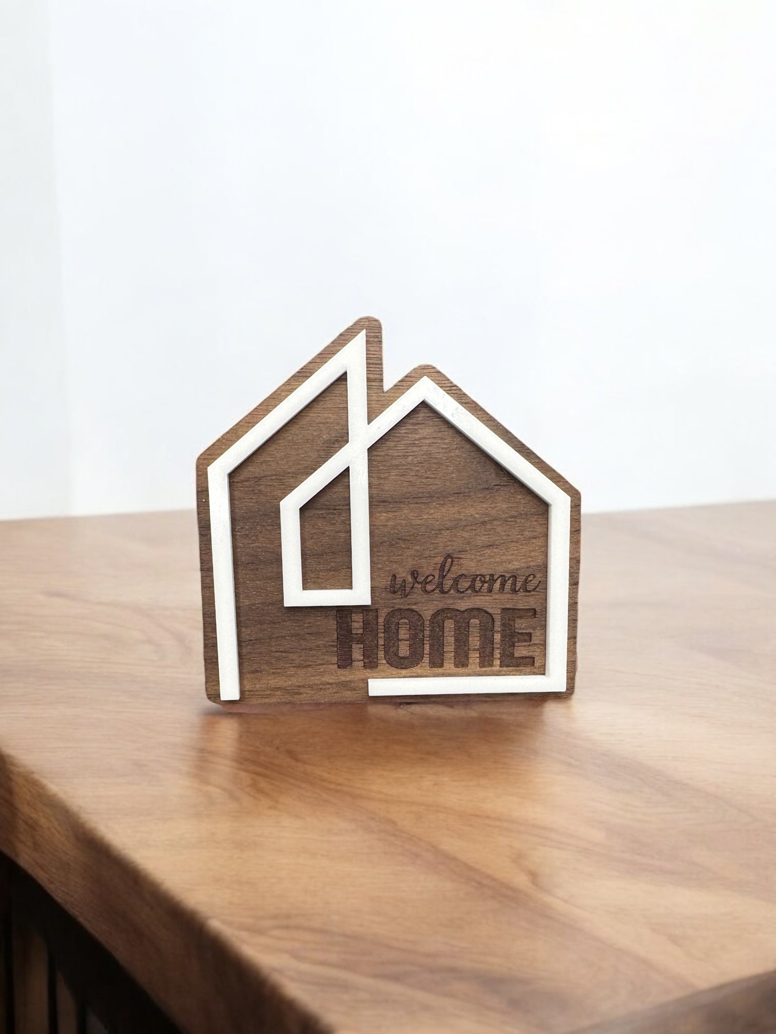 “Welcome Home” Gift Card Holder – With Engraved Message