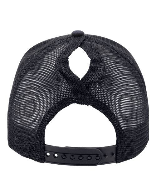 Ten 27 Crossfit Leather Patch Women's Ponytail Mesh-Back Hat