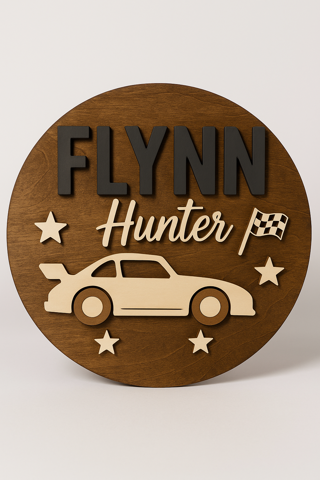 Custom Wooden Name Sign – Personalized Nursery, Family, or Kids Room Décor