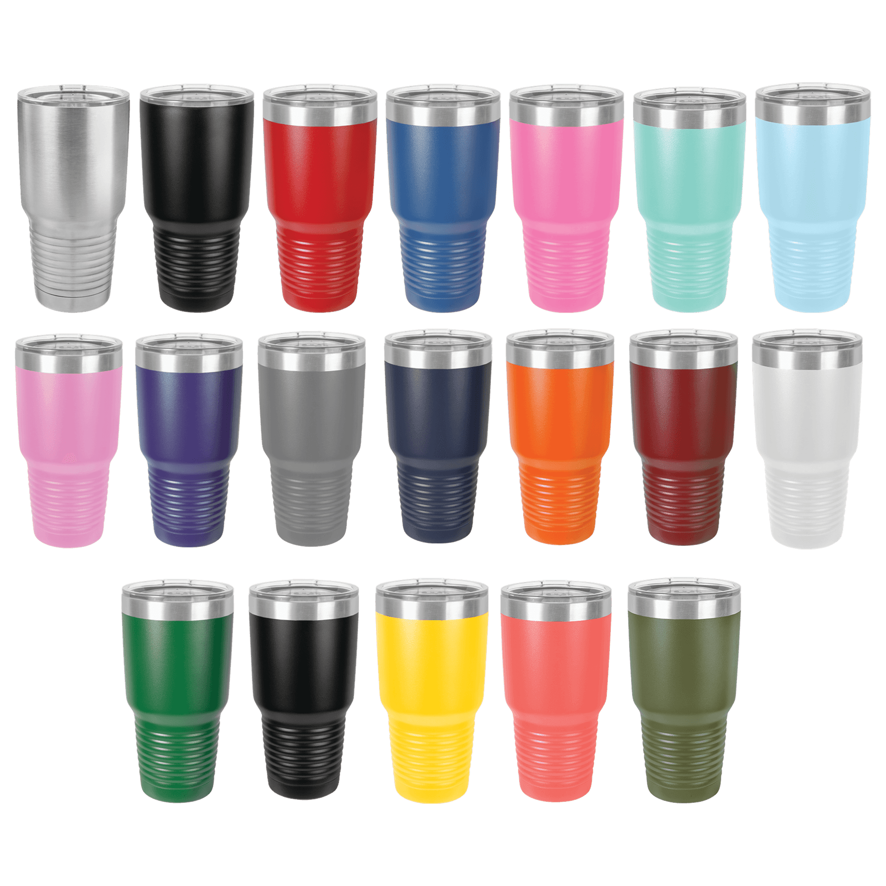 30 oz. Ringneck Tumbler with Clear Lid